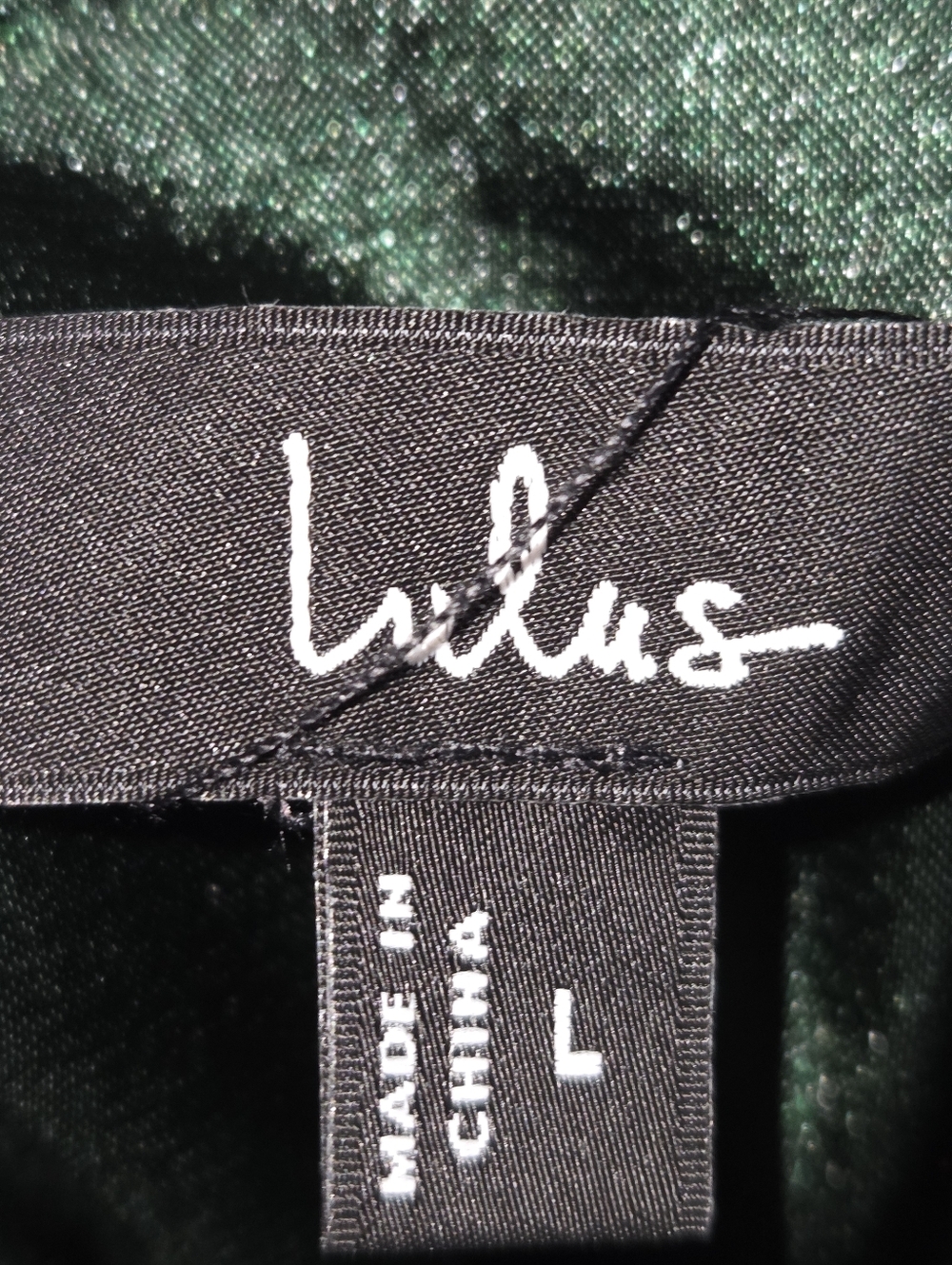 Lulu's Green Floral Maxi Dress with Blue and Brown Accents - Picture 10 of 12